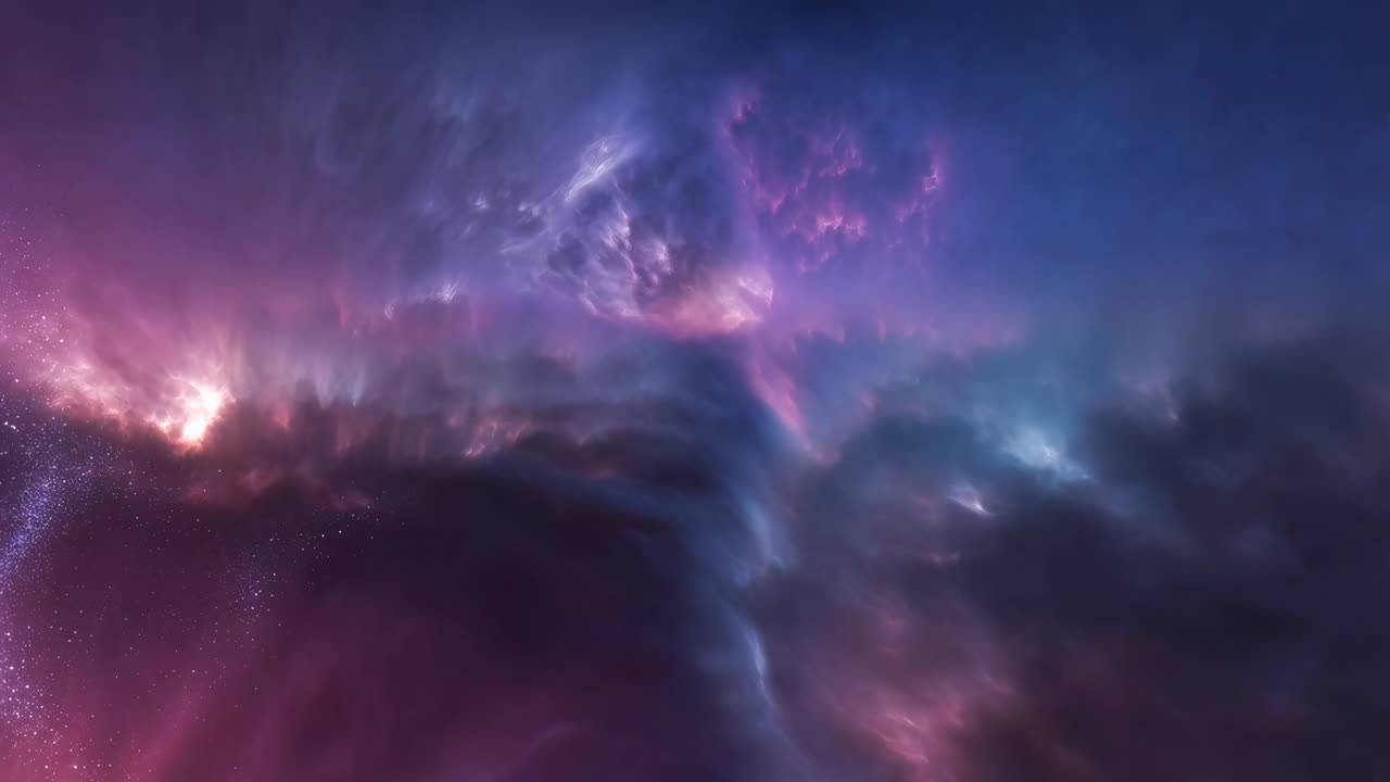 Vibrant Cosmic Nebula