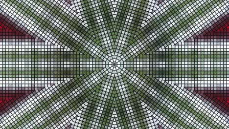 kaleidoscopio en movimiento. gráficos en movimiento de 4k