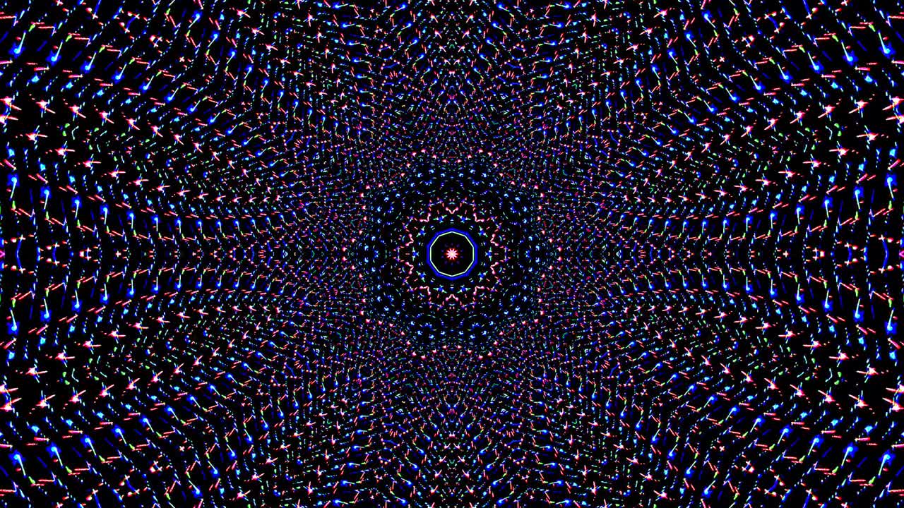 luz abstracta brillante que gobierna el color completo, caleidoscopio