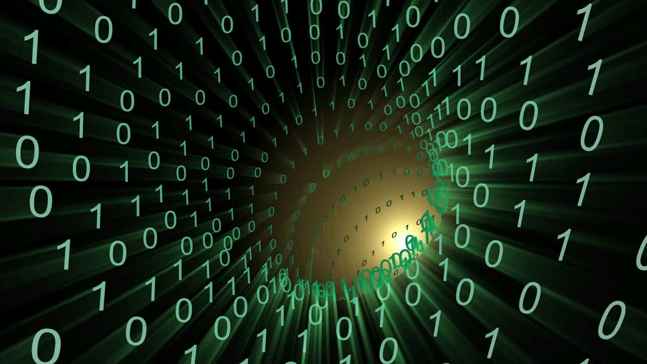 binaire gegevens wormgat lus.