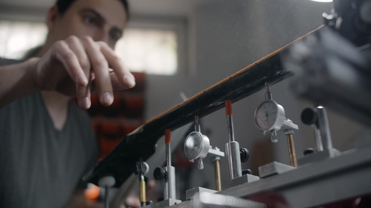 Guitar Building Process with Precision Measurements