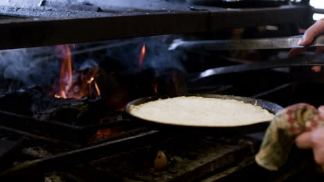 person cooking latin food