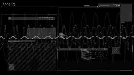 animation of digital waveform and data analysis with graphs in school setting