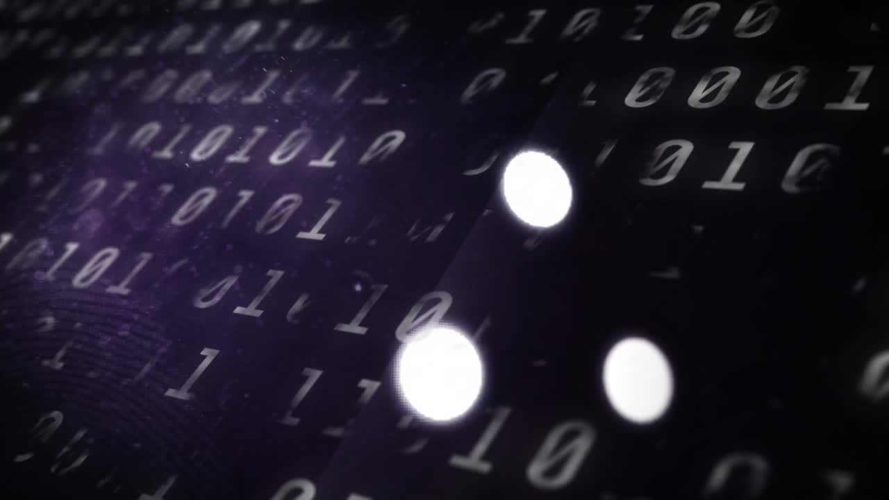 animación del anillo de carga de datos sobre el procesamiento de datos