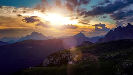 parque natural nacional de tre cime en los alpes dolomitas. la hermosa naturaleza de italia.