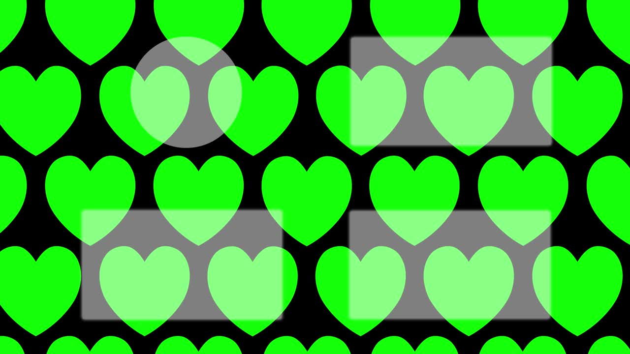 간단한 심장 움직임 엔드 카드 엔딩 스크린 모션 그래픽