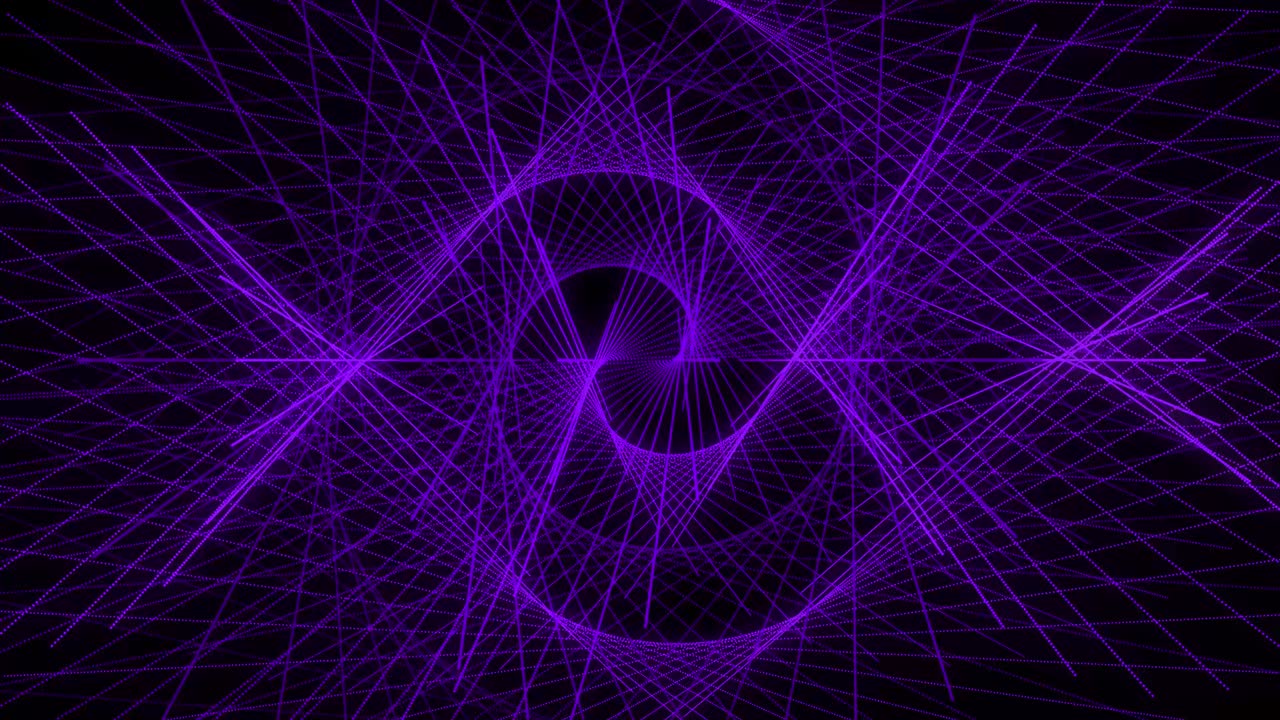 patrón de forma de punto de color púrpura animación gráficos de movimiento