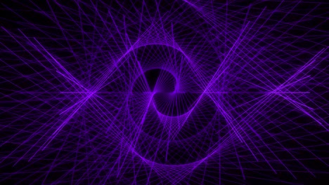 patrón de forma de punto de color púrpura animación gráficos de movimiento