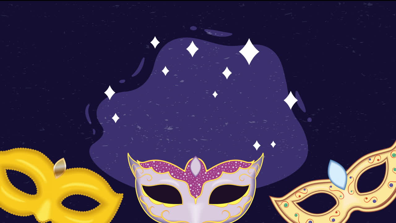 máscaras de carnaval