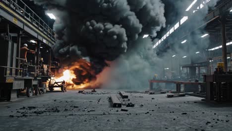 industrial fire incident