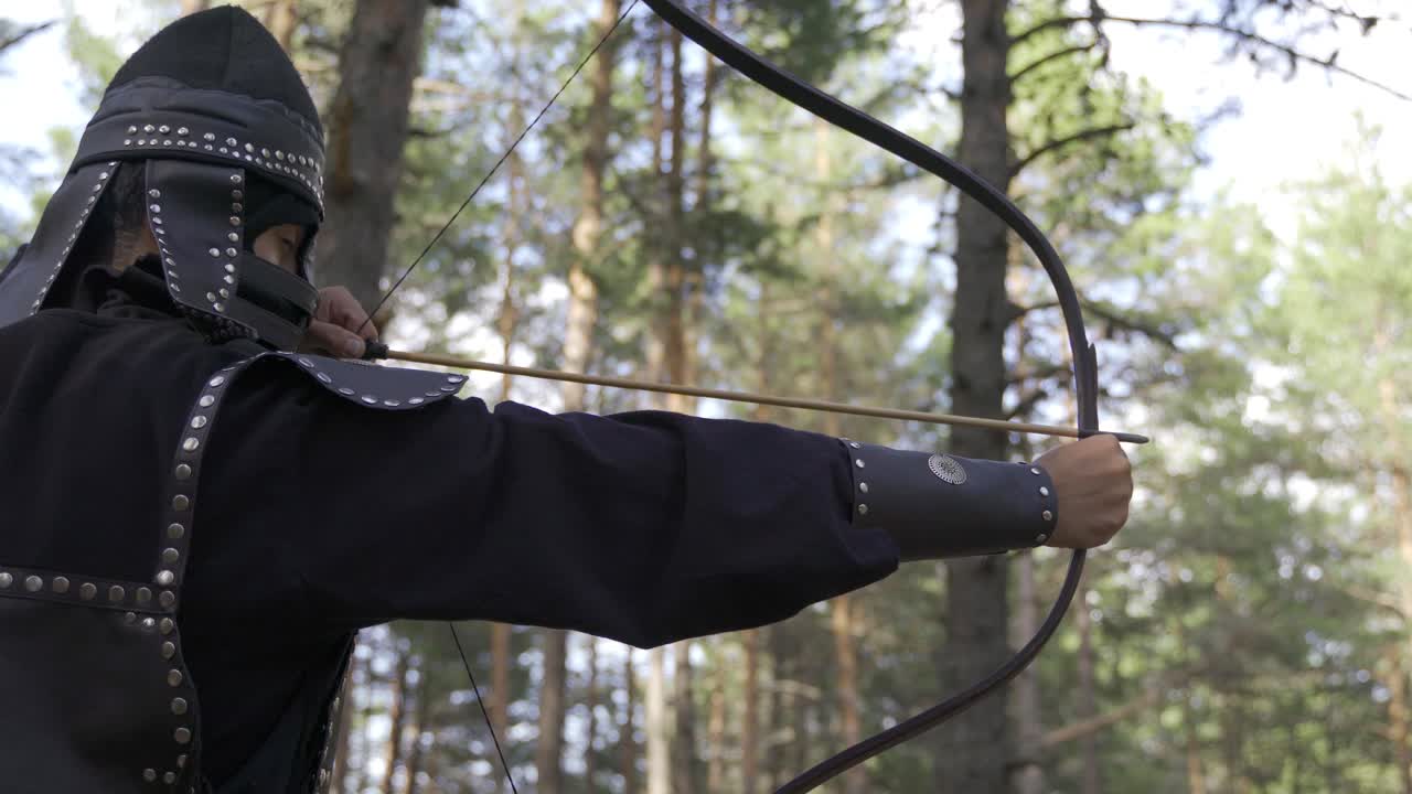 arquero en la historia antigua.