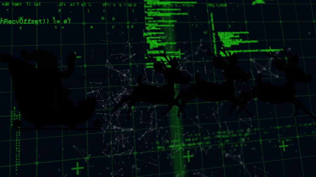 그리드 상의 컴퓨팅 데이터 처리의 애니메이션