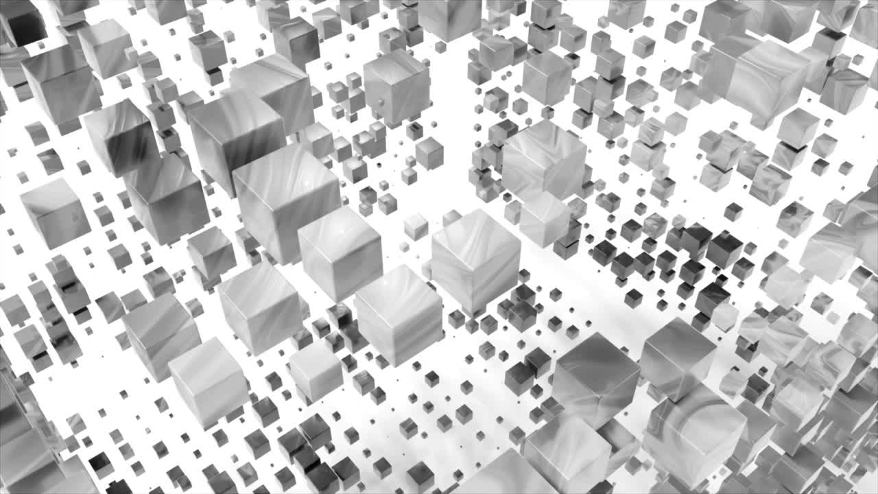 프로젝션 매핑 컬러 시프팅 큐브 모양