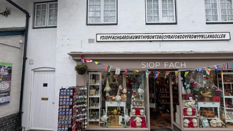 colorful shop display with vibrant decorations