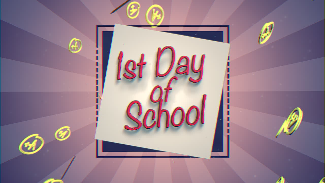 First Day Of School with fly school signs