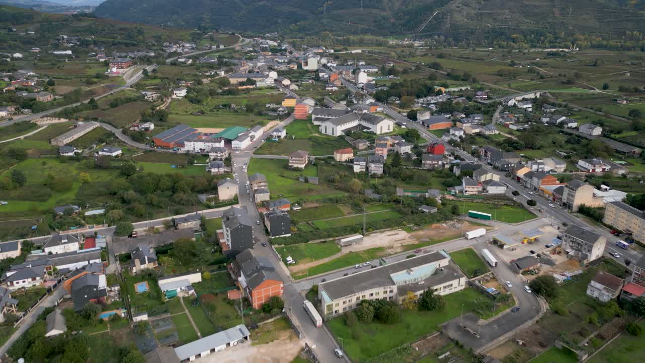 Aerial View of a Spanish Village