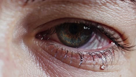 close-up view of a human eye showcasing intricate details of iris, pupil, and eyelashes in breathtaking clarity