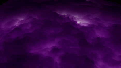 mysterious and foreboding clouds against a dark purple backdrop