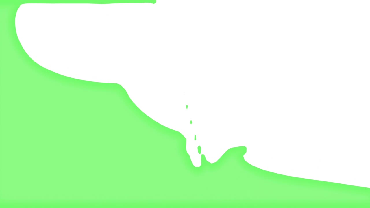 녹색 네온 흐르는 액체 파도 추상 모션 배경