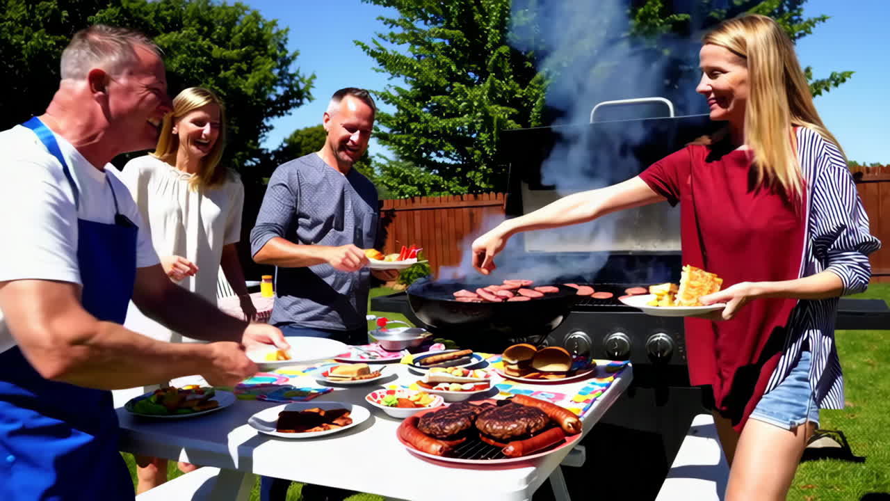 Family Backyard BBQ