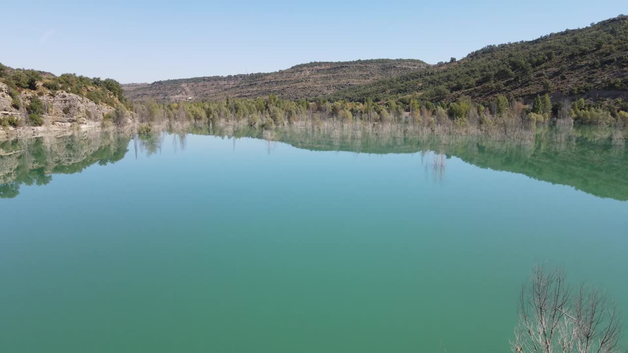 vistas aéreas del cañón de mont-rebei en los pirineos catalanes