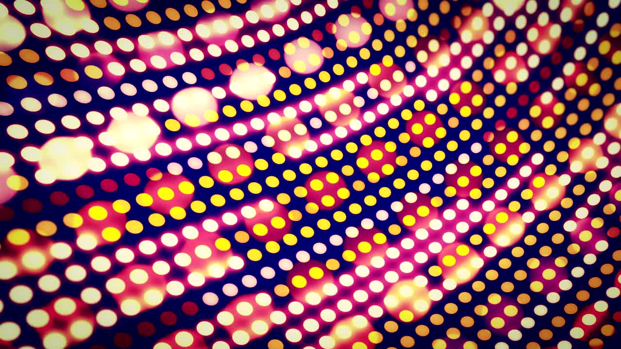 Seamless dots pattern. Loop abstract halftone motion background.