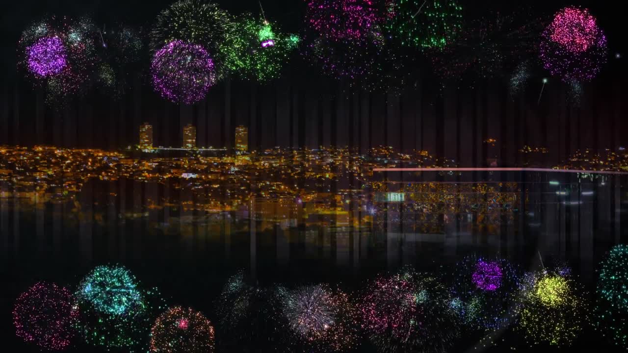 애니메이션 불꽃놀이 동영상