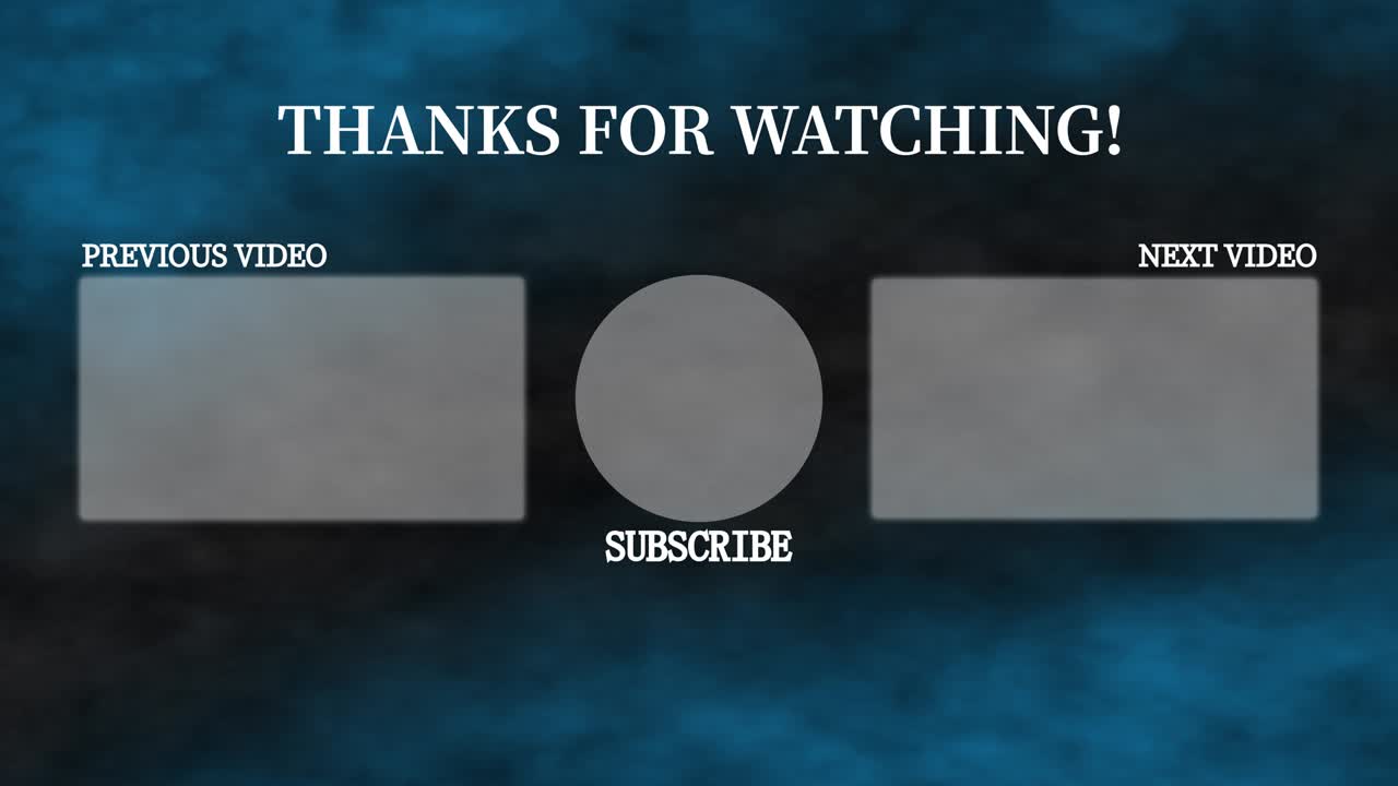 humo cg tarjeta final pantalla final gráficos de movimiento