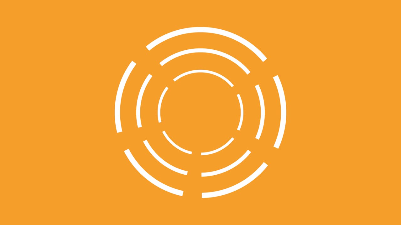 rotación del círculo división pop animación gráficos de movimiento