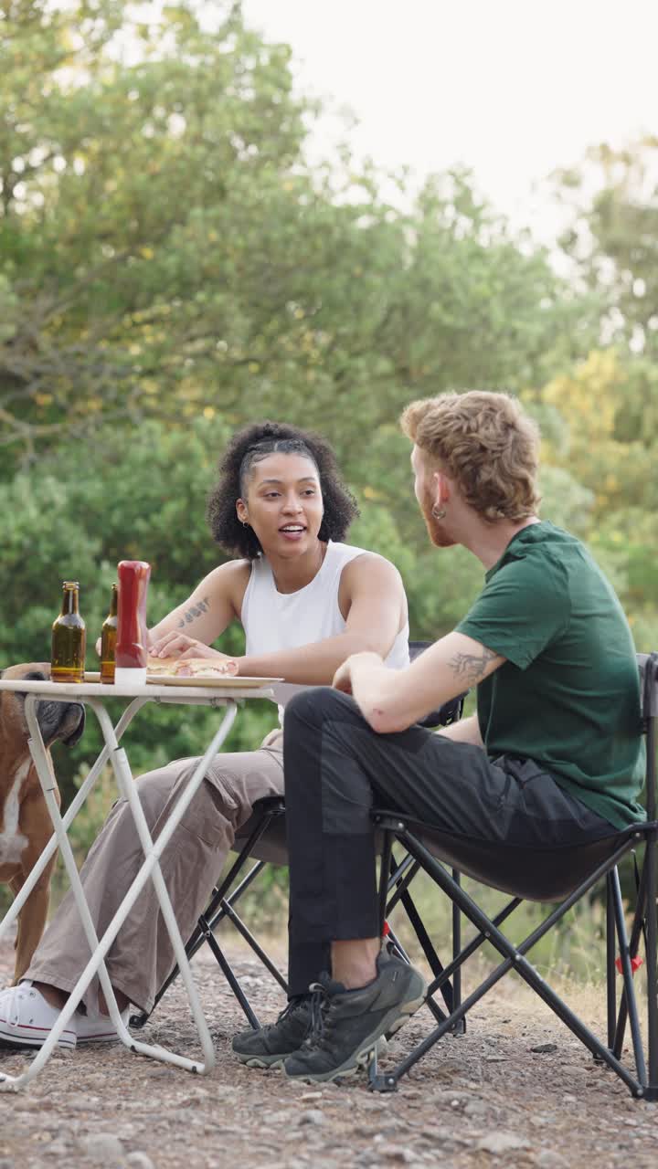 People Having a Picnic Outdoors