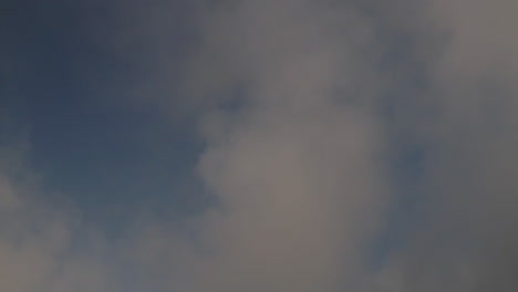 low altitude fog clouds short time lapse