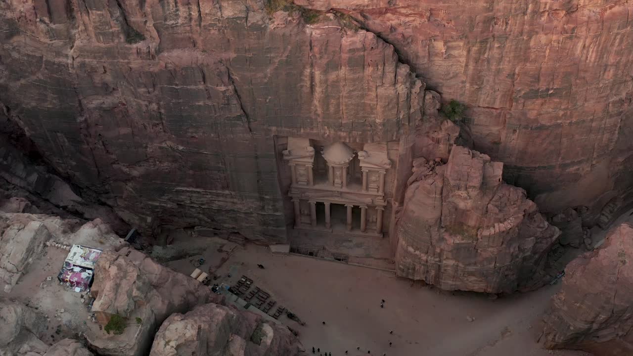 drone aéreo petra jordania