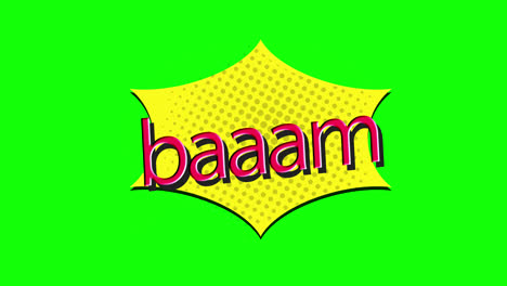 cartoon-baam-Comic-Bubble-speech-loop-Animation-video-transparent-background-with-alpha-channel.