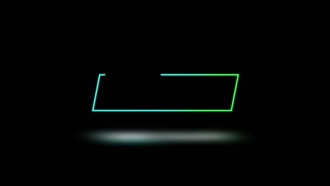 neon rectangle shape