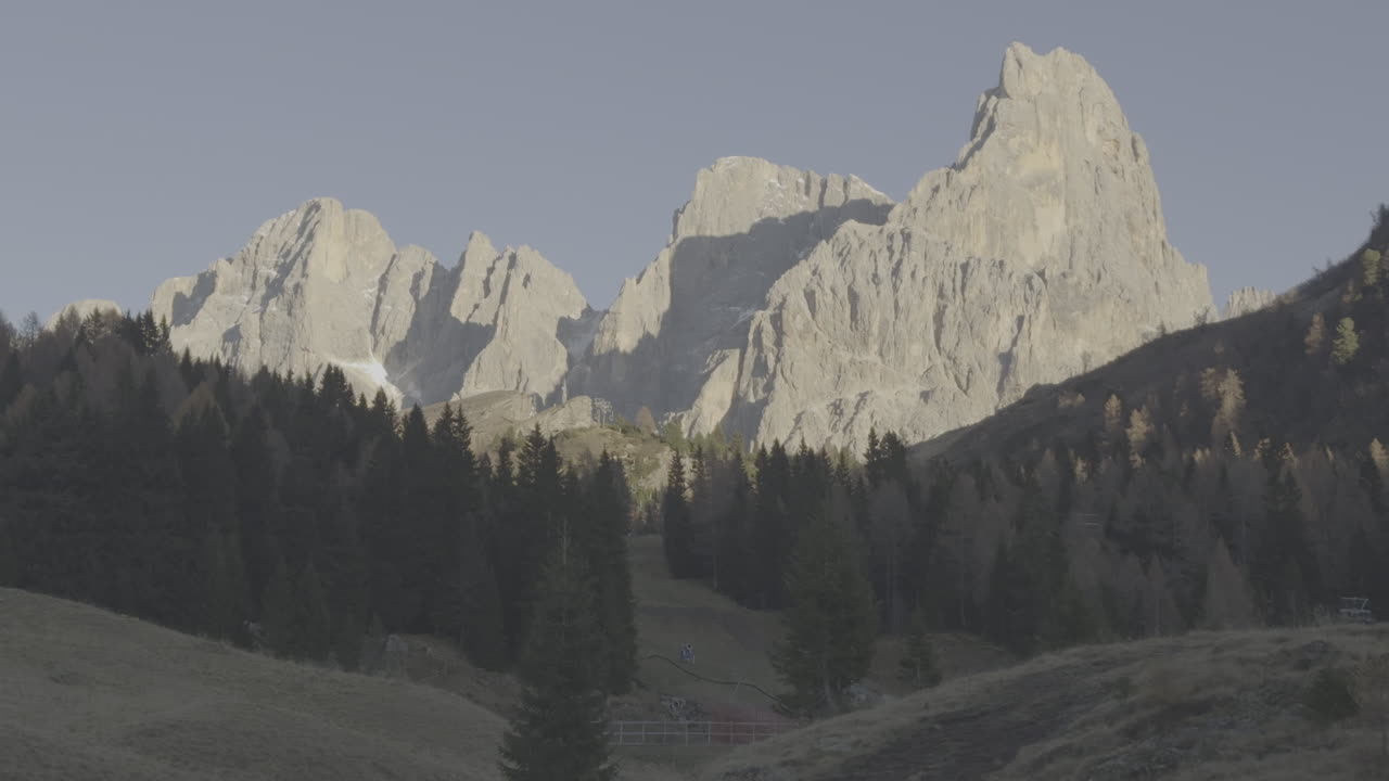Alpine Mountain Range at Sunrise/Sunset