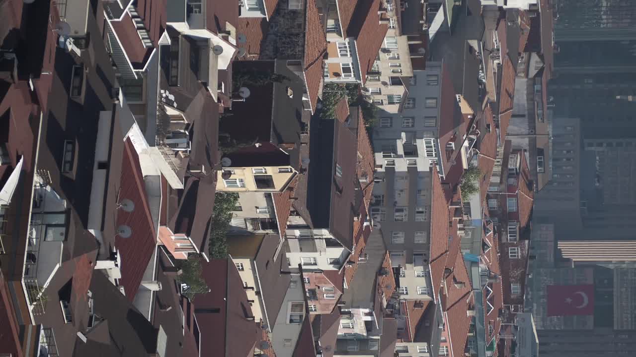 Cityscape of Buildings and Roofs