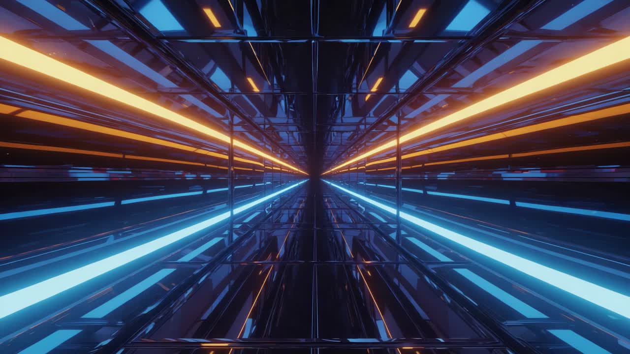 Futuristic Abstract Tunnel