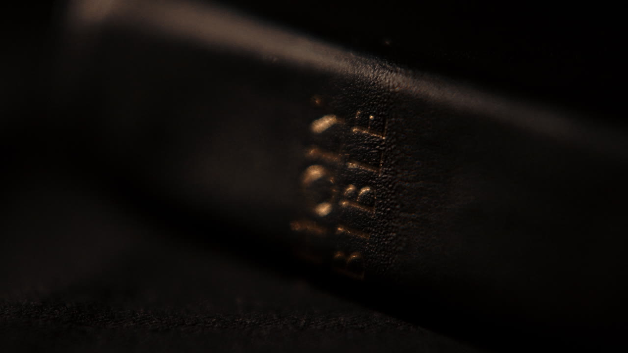 Close-up of a book's edge
