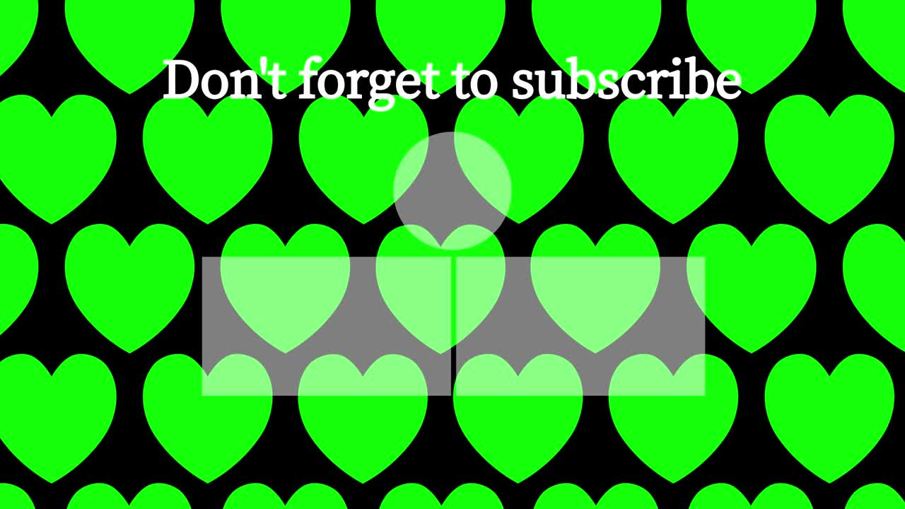 간단한 심장 움직임 엔드 카드 엔딩 스크린 모션 그래픽