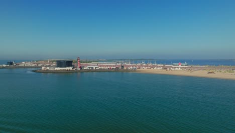 Fly-away-drone-shot-of-the-main-stage-at-Concert-at-Sea