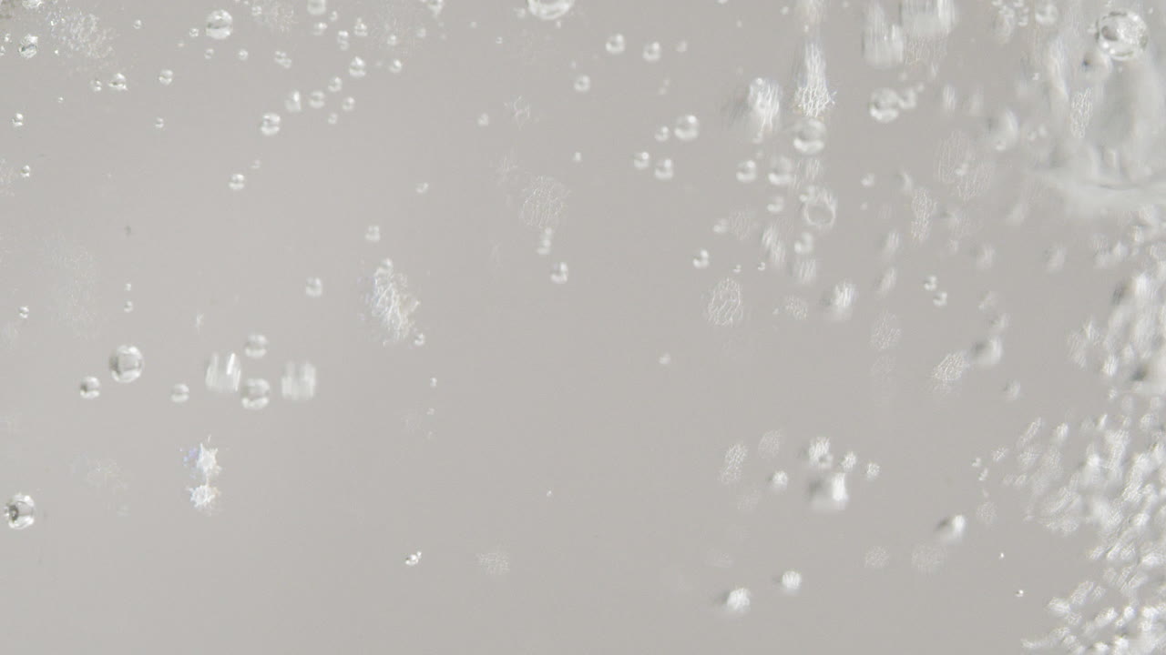 탄산수의 근접 촬영