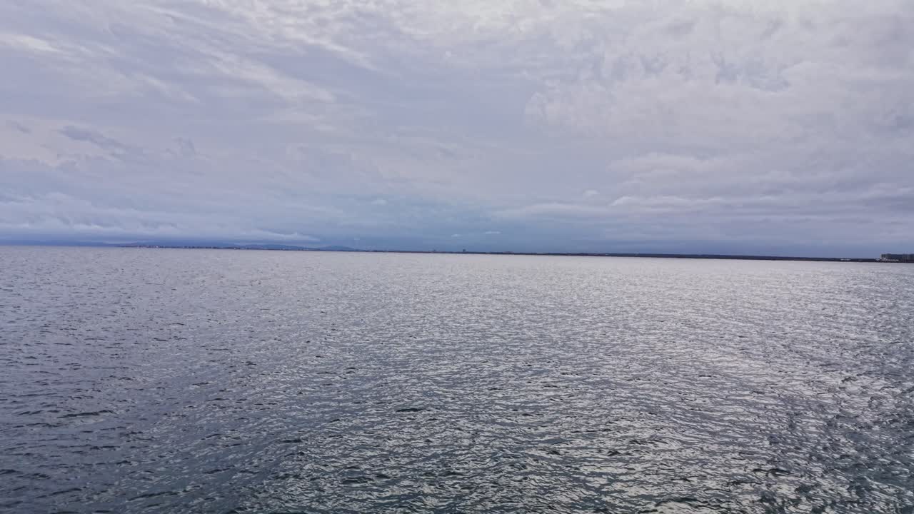Vast calm waters captured from above in Bulgaria's serene landscape