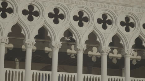 architectural detail of a venetian palace