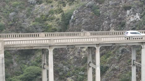 big sur california bridge aerial
