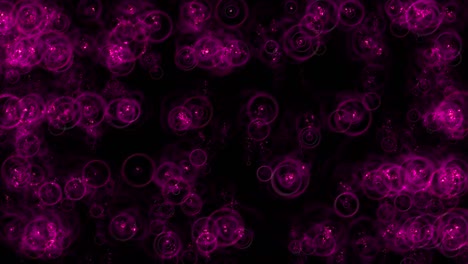 animación de partículas de forma de anillo gráficos de movimiento