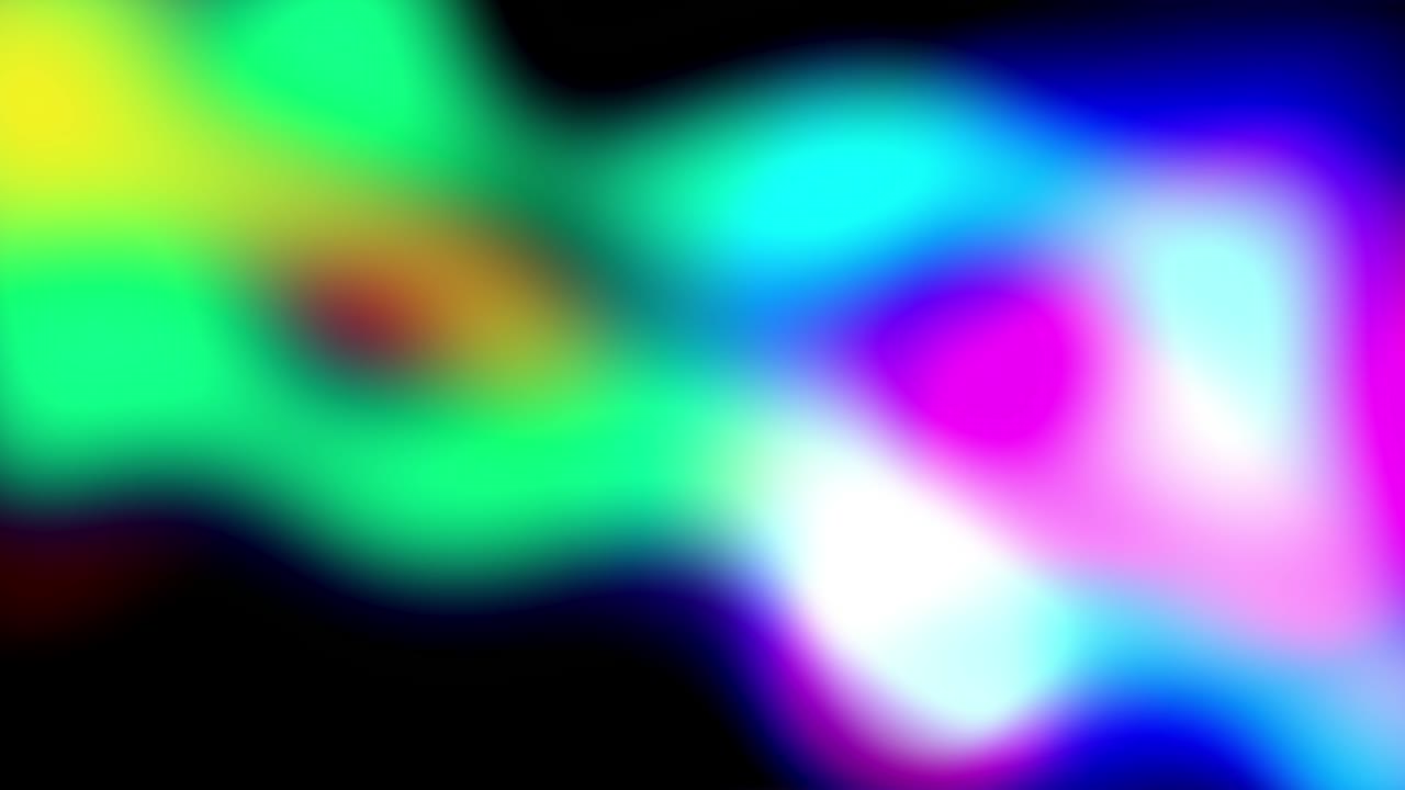 luces borrosas multicolores en la oscuridad