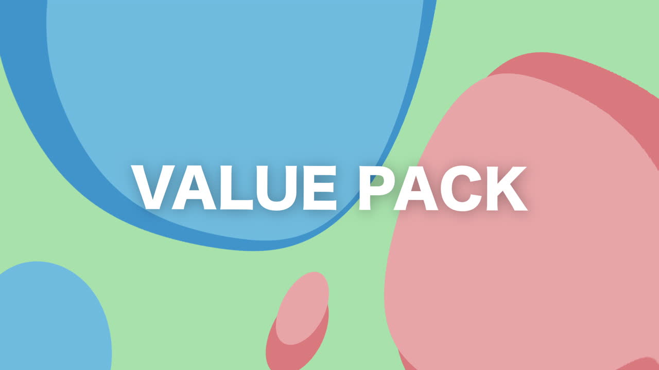 Explore an exciting graphic motion value pack sale featuring vibrant designs for digital media