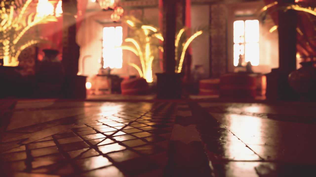 모로코 궁전 내부