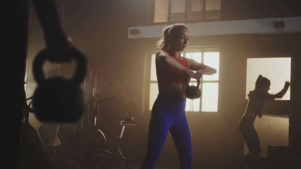 Group Fitness Workout in Gym