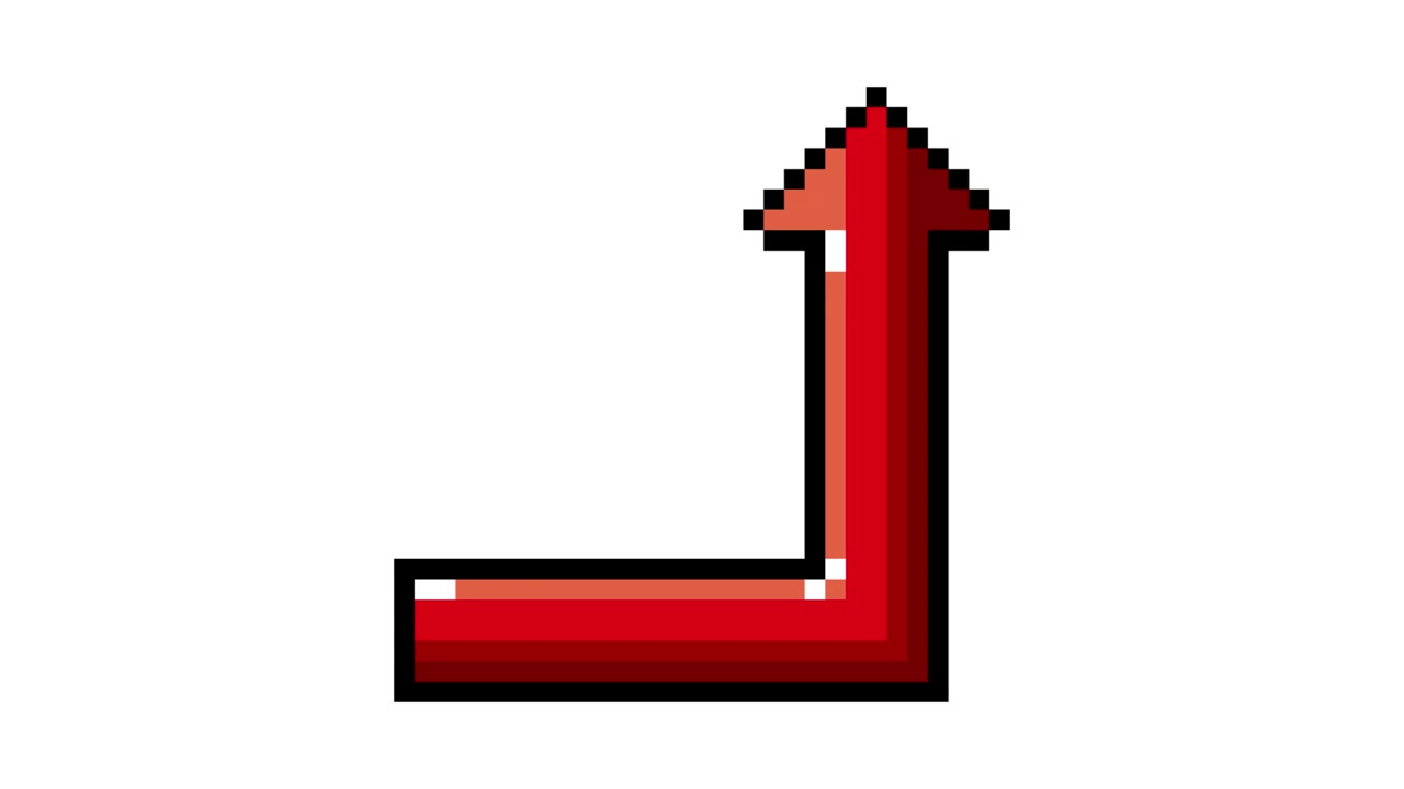 Pixel Art Pop-up Icon Animation with arrow pointing straight up from midway (4).mov